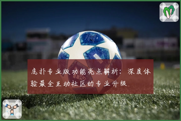 虎扑专业版功能亮点解析：深度体验最全互动社区的专业升级
